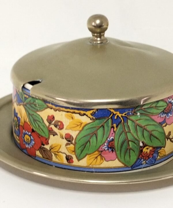 Biscuit jar jam pot and butter dish12 1