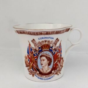 Queen Elizabeth II Coronation commemorative mug