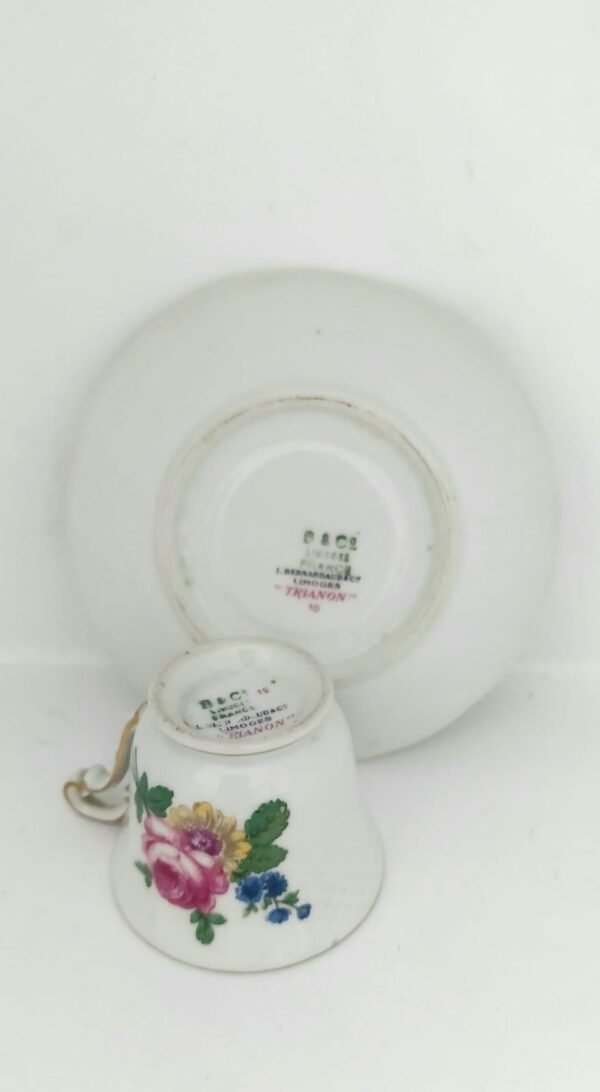 Flower Decorated Cup and Saucers 3