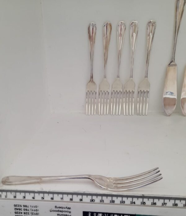 Silver Fish knives and forks 2