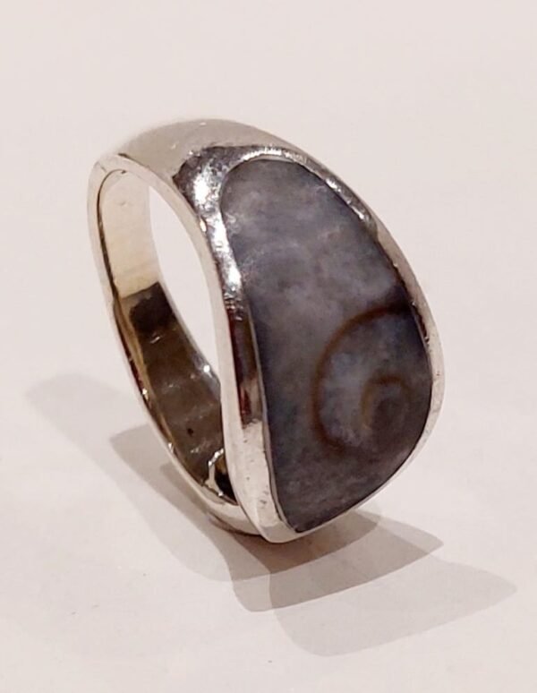 Silver Ring with Shell