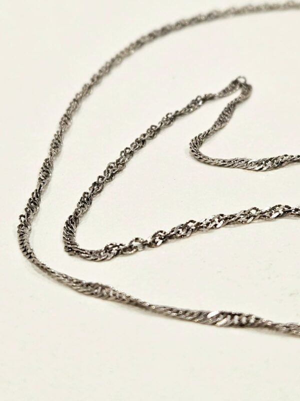 Sterling Silver twisted necklace chain