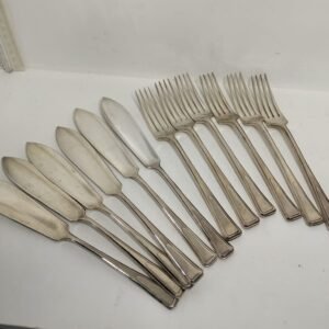 Silver Plated A1 EPNS Ryals Fish Knives and Forks