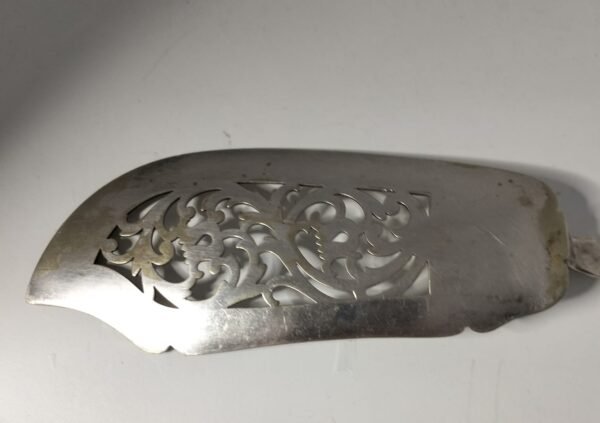 Silver plated fish slicer