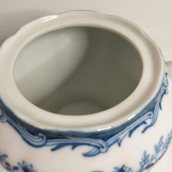 Japanese China Blue Rose Teapot