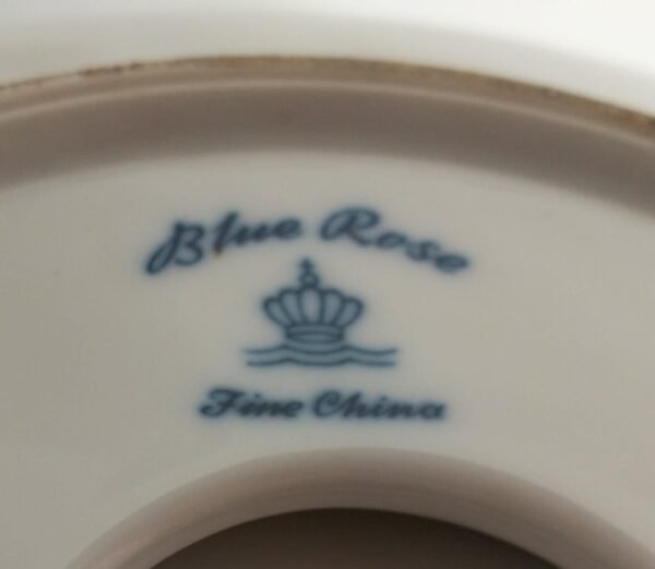 Vintage Blue Rose sauce boat