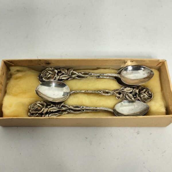 Box of 6 silver teaspoons Hildesheim 3