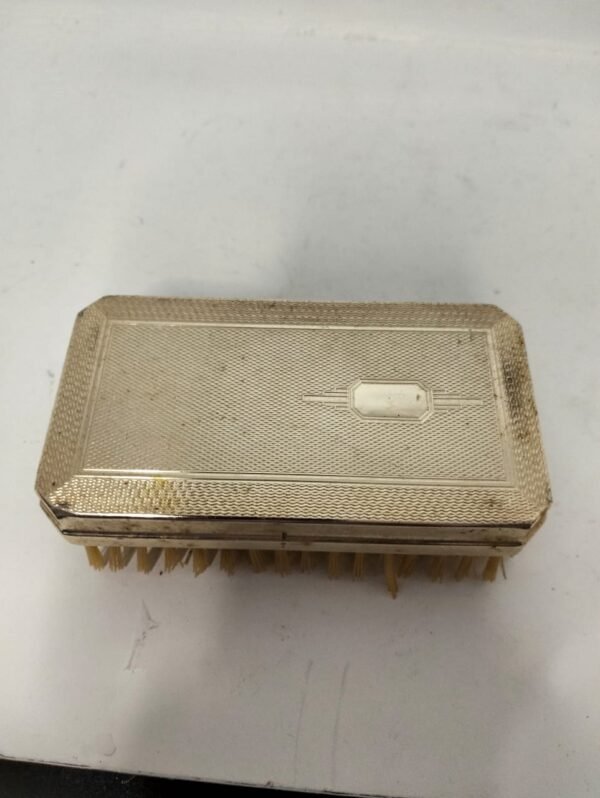 Vintage Silver plate clothes brush