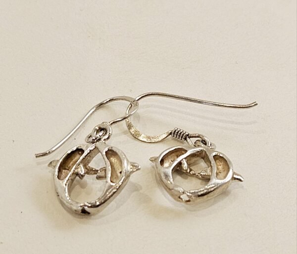 Sterling Silver Dolphin Earrings