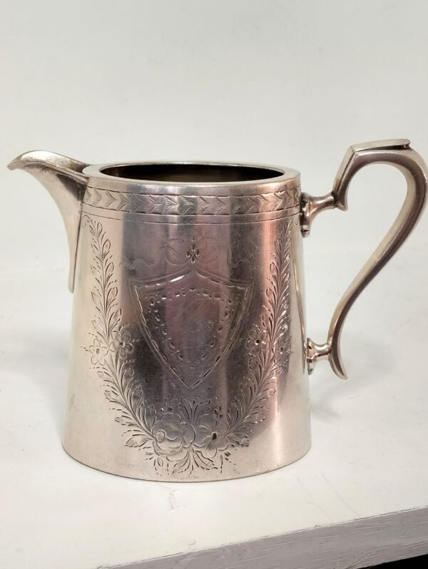 Vintage William Hutton and Son silver plated milk jug