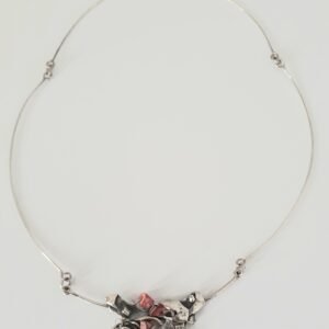 Coral and Sterling Silver necklace