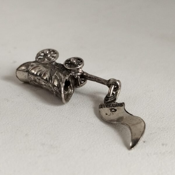 Vintage Sterling Silver Pioneer Covered Wagon charm