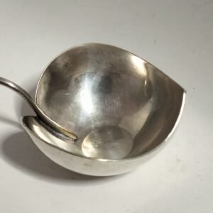 Christofle Gallia silver plated leaf bowl