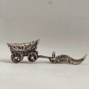 Vintage Sterling Silver Pioneer Covered Wagon charm