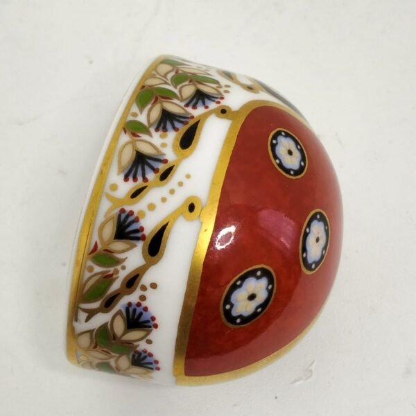 Royal Crown Derby ladybird paperweight