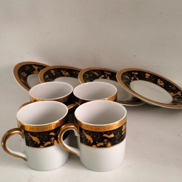 Fine Royal porcelain espresso coffee set