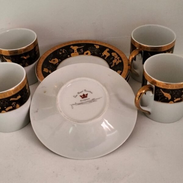 Fine Royal porcelain espresso coffee set