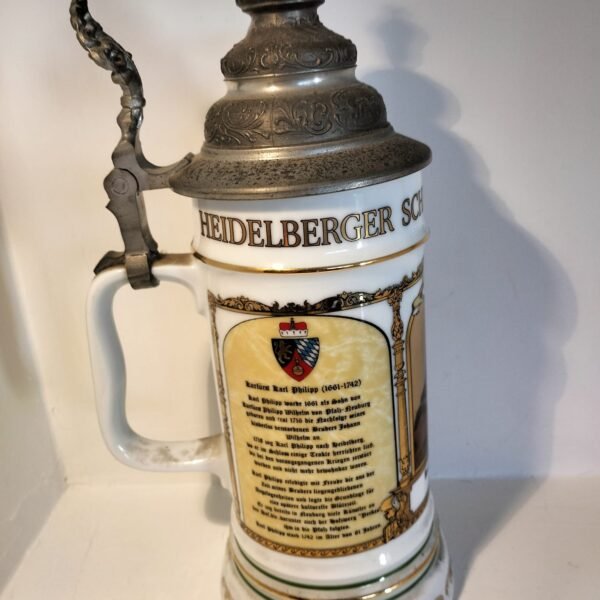 Antique Heidelberger Schlossquell-Brauered Beer Stein