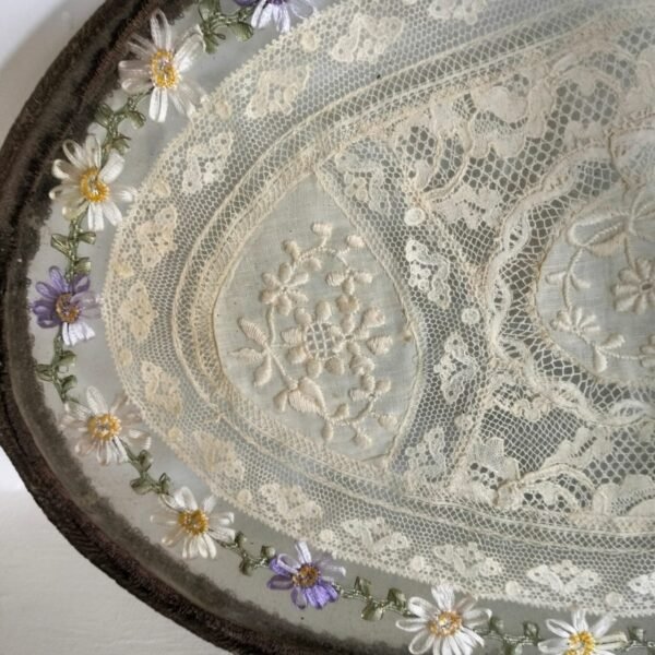 Vintage Victorian lace Vanity tray