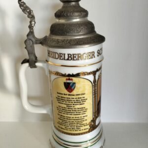 Antique Heidelberger Schlossquell-Brauered Beer Stein