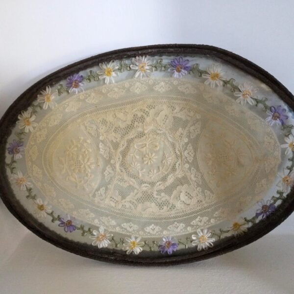 Vintage Victorian lace Vanity tray