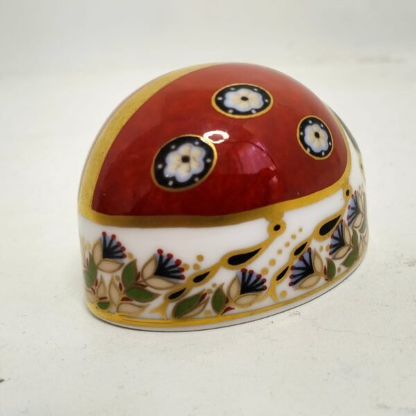 Royal Crown Derby ladybird paperweight