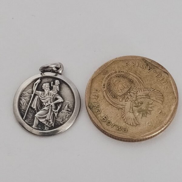 Sterling Silver St Christopher pendant