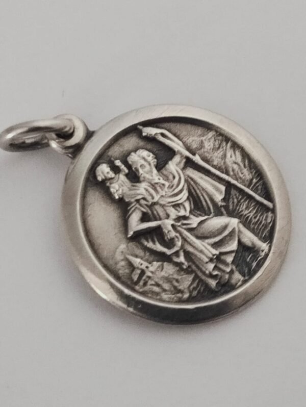 Sterling Silver St Christopher pendant