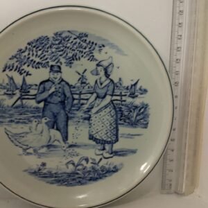 Vintage Boch Belgium Delft plate