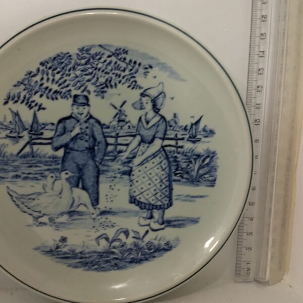 Vintage Boch Belgium Delft plate