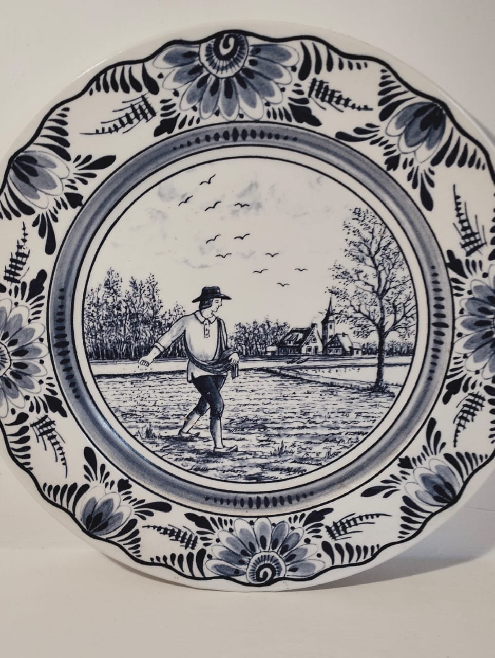 Delft Blue Holland hand painted plate