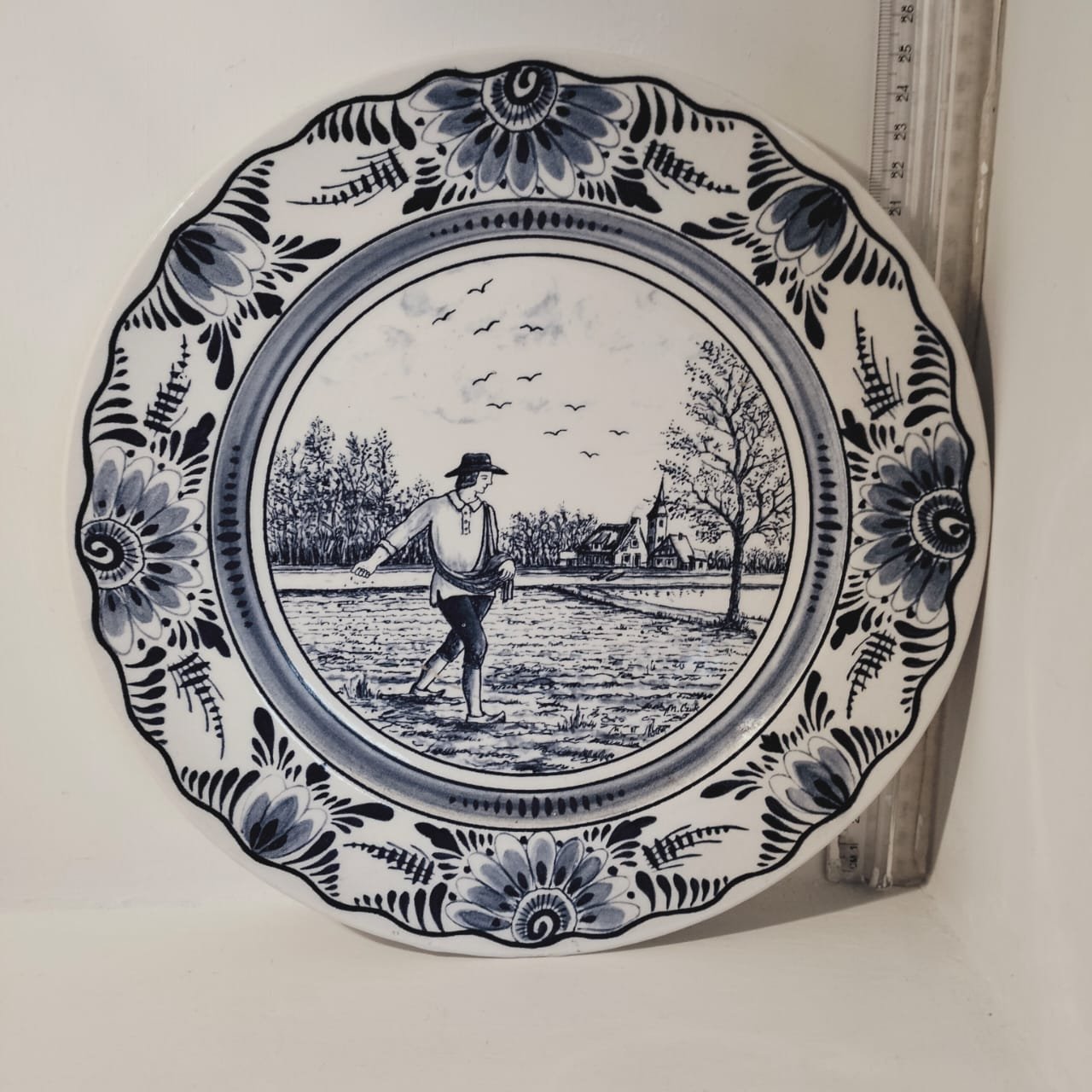 Delft Blue Holland hand painted plate