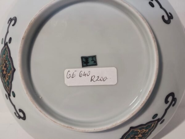 Imari Plate Blue Green and Gold2