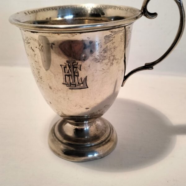 Sterling Silver Christening Mug