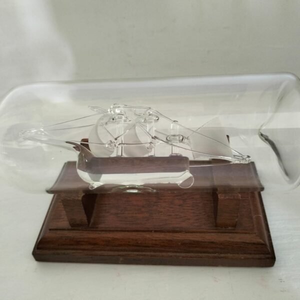 Vintage Glass ship in glass bottle