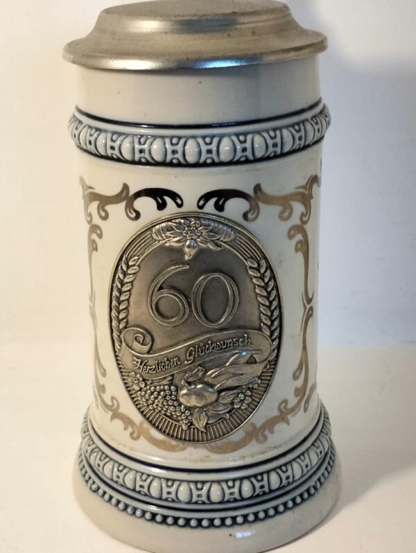 German Stoneware Beer Stein