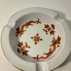 Red Dragon Meissen Ashtray