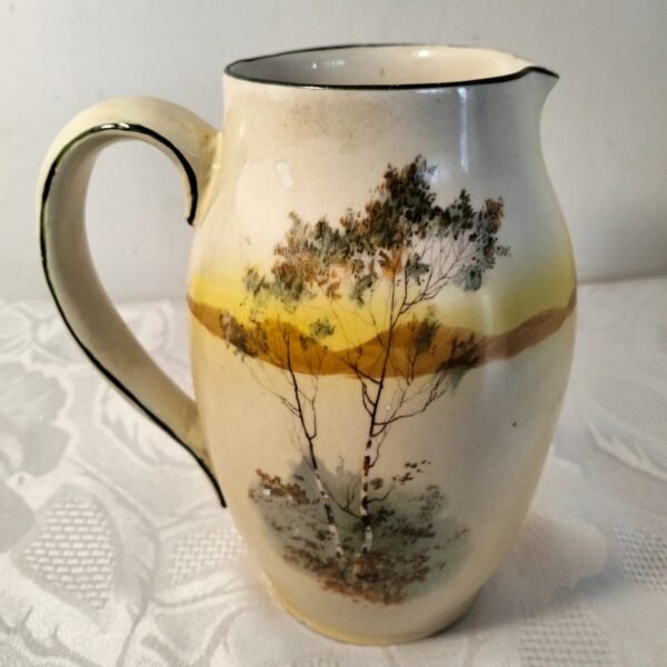 "Vintage Royal Doulton, porcelain jug/ pitcher, ‘coaching days’"