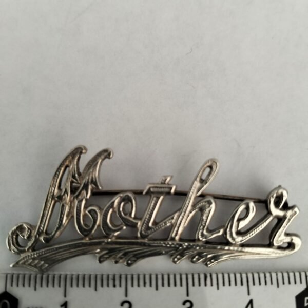 Sterling Silver Mother brooch