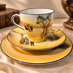 Rare Royal Doulton Coaching scenes Trio