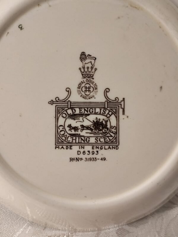 Royal Doulton Old English Coaching Scenes soup bowl - Image 2