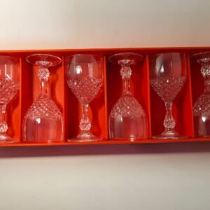 Vintage RCR Royal Crystal Rock Wine Glasses