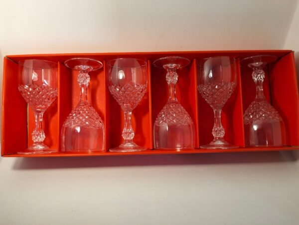 Vintage RCR Royal Crystal Rock Wine Glasses