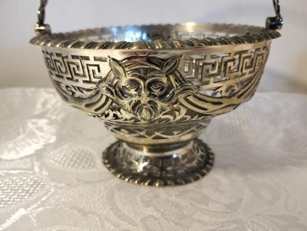 Antique Edwardian Sheffield Silver plated Bon Bon Basket - Image 5