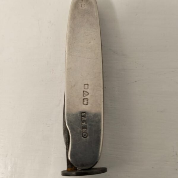 Antique Silver Multi Pocket Knife - Image 4