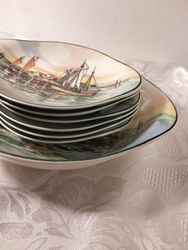 Royal Doulton Home Waters Oval handled Dishes - Image 7