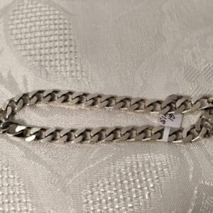 Sterling silver chain bracelet