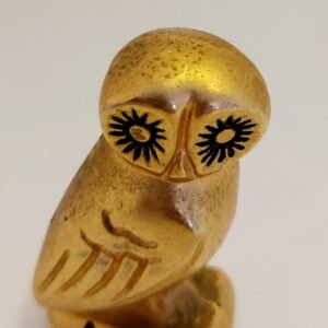 Vintage Brass AOE sorority owl