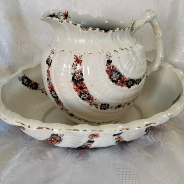 Victorian Wash Bowl and Jug by Dunn Bennett and Co - Image 4