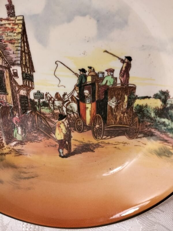 Royal Doulton Old English Coaching Scenes soup bowl - Image 4